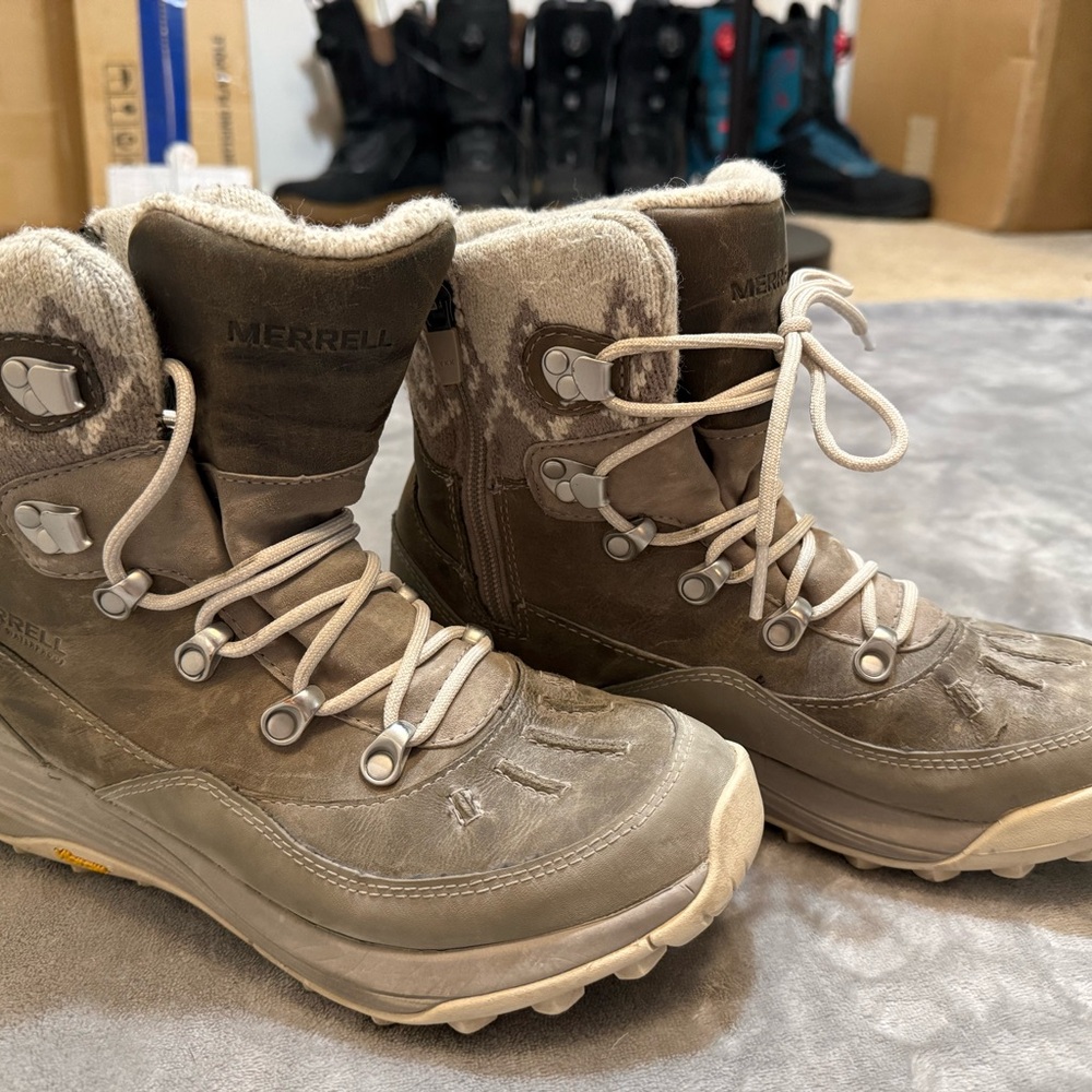 Merrell Grey Winter Boots